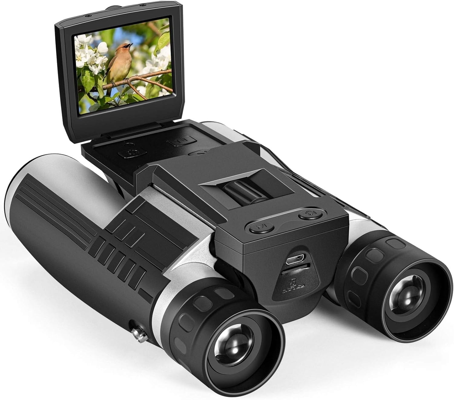BekinTek 12x32 Digital Binoculars with Camera 2.4" LCD 8x Digital Zoom 48MP Photo 2.5K Video Recoder Camcorder for Bird Watching Concerts Sports Games
