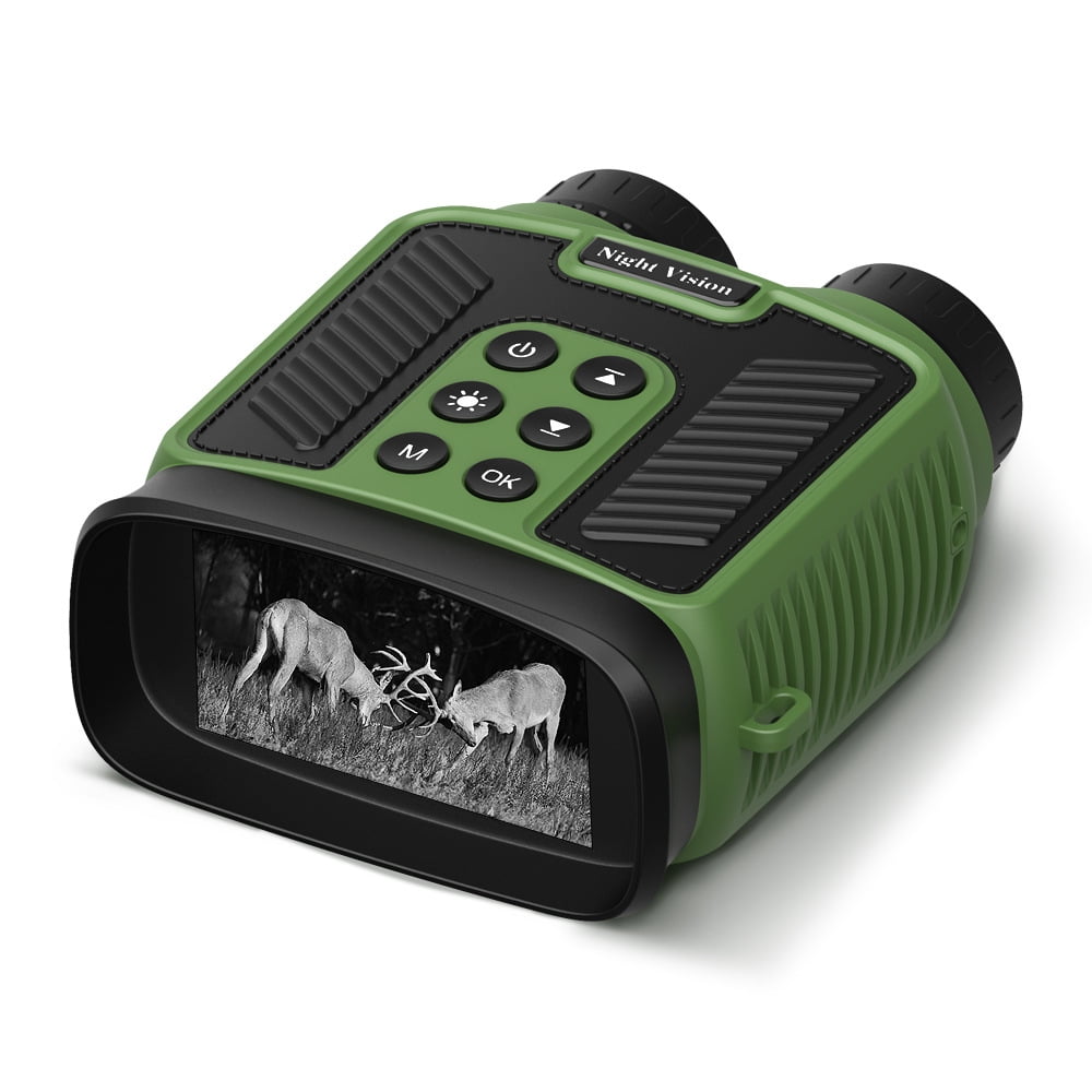 BekinTek Night Vision Binoculars 5000mAh Rechargeable Telescope NVG Infrared Goggles Full Dark Observe Scope 7x IR Adjustment 8x Digital Zoom 2.5K Video 40M Photo Large HD Screen with 32G TF Card