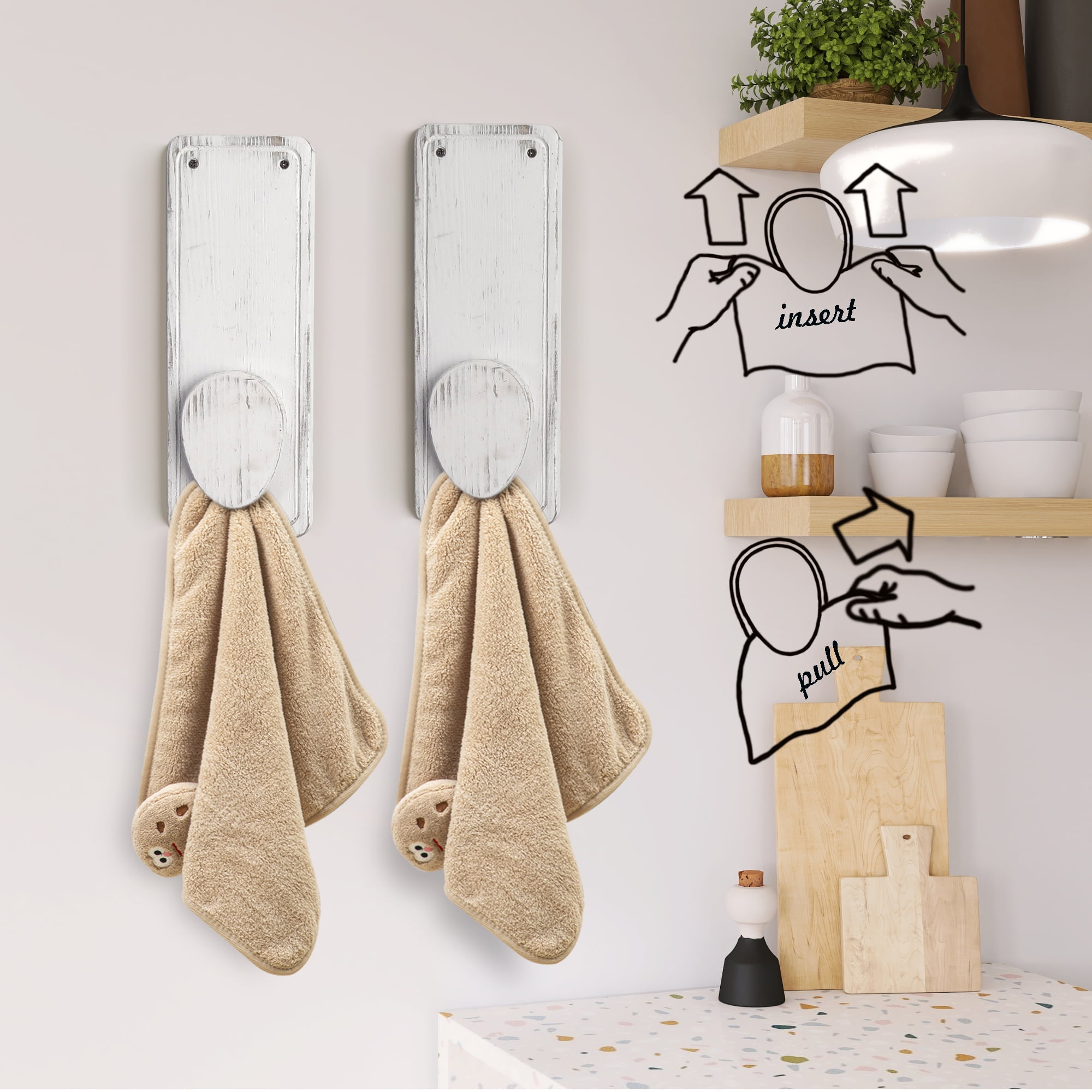 Marble Towel Holder