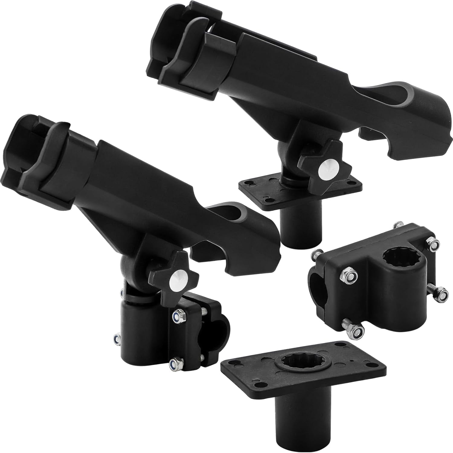 fishing rod holder walmart KastKing SafeGuard Holder, Black, 1 Pack The Ozark Trail Marine Rod Holder secures your fishing rod while on the water Rod Holders Dock