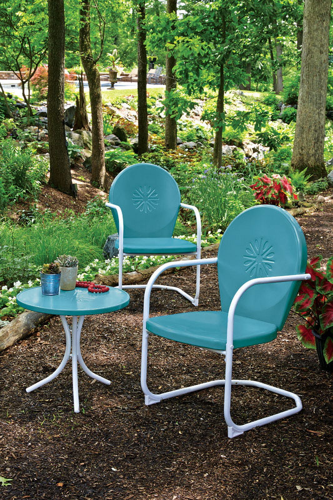 Bel Air Bistro Set Blue