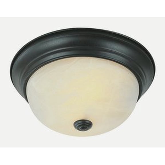 Bel Air Lighting Browns 6 in. H X 13 in. W X 13 in. L Brushed Nickel Silver Ceiling Fixture