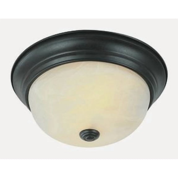Bel Air Lighting Browns 6 in. H X 13 in. W X 13 in. L Brushed Nickel Silver Ceiling Fixture