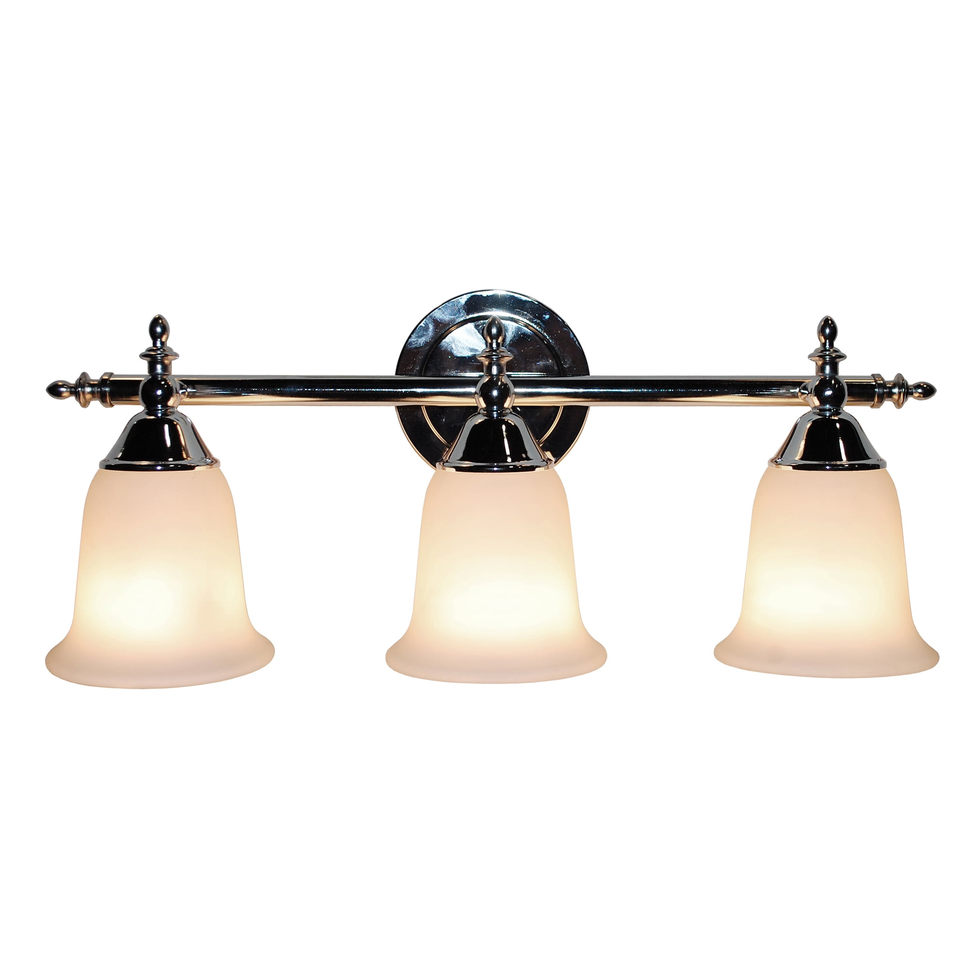Bel Air Lighting CB-20393 PC 3 Light Oil Rubbed Bronze Bell Knob Triple Sconce