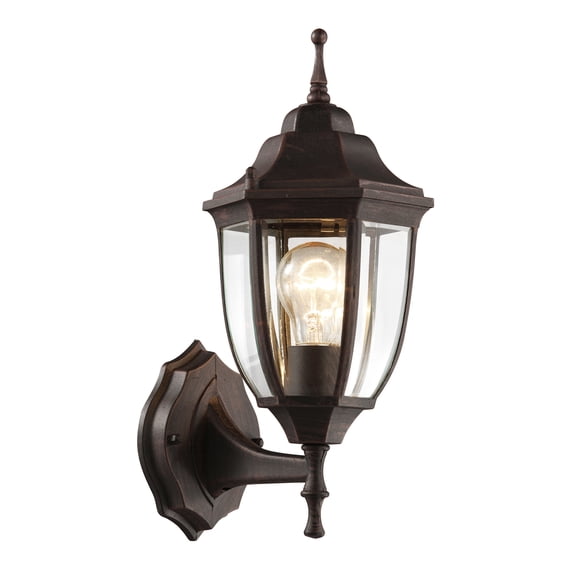 Bel Air Lighting CB-4470T-RT 15-3/4" Rustic Lantern Wall Fixture