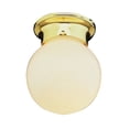 thumbnail image 1 of Trans Globe Lighting 3606 1 Light Down Lighting Flush Mount Ceiling Fixture - White, 1 of 2