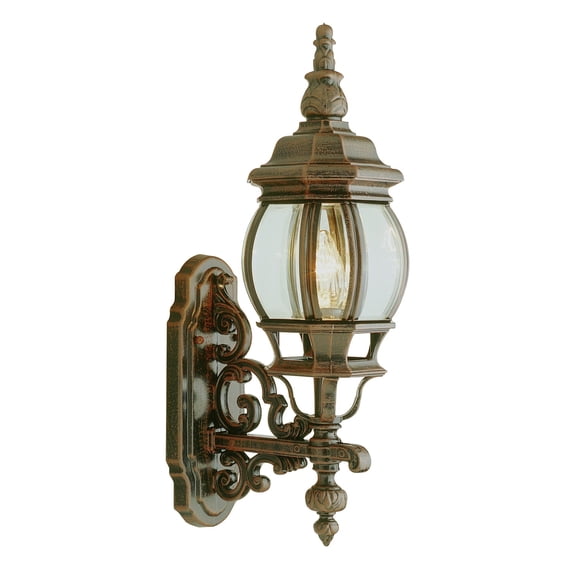 Trans Globe Lighting 4050 RT 1 Light Up Lighting Wall Sconce From The Outdoor Collection -