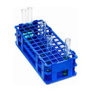 Bel-Art No-Wire PP Test Tube Rack 187470001 For 13-16mm Tubes 60 Places Blue 1/P