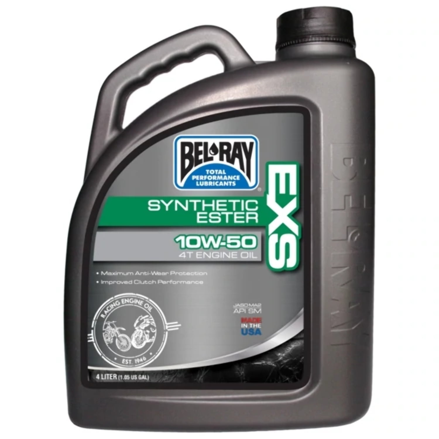 Bel-Ray 99160-B4LW; Exs Full Synthetic Ester 4T Engine Oil 10W-50 4 ...
