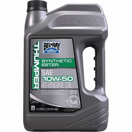 Bel-Ray 99550-B4LW Thumper Racing Works Full Synthetic Ester 4T Engine Oil - 10W50 - 4L.