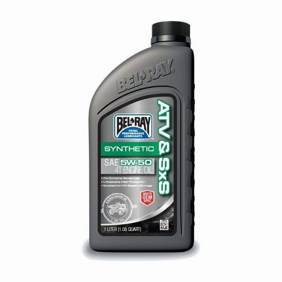 Bel-Ray ATV & SxS Synthetic 4T Engine Oil 5W-50 1 Liter (302664150160)