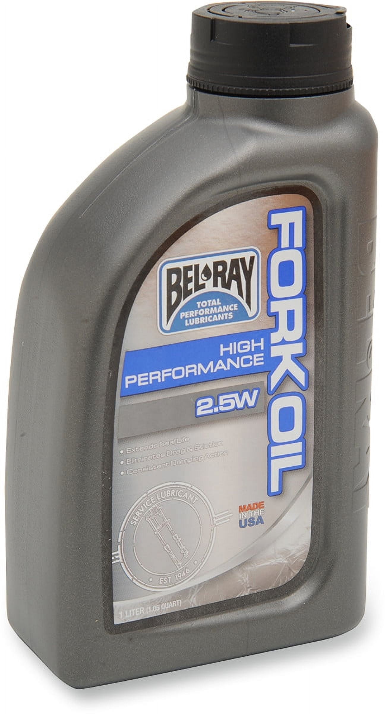 Bel-Ray High Performance Fork Oil 2.5W 1 Liter Bottle - Walmart.com