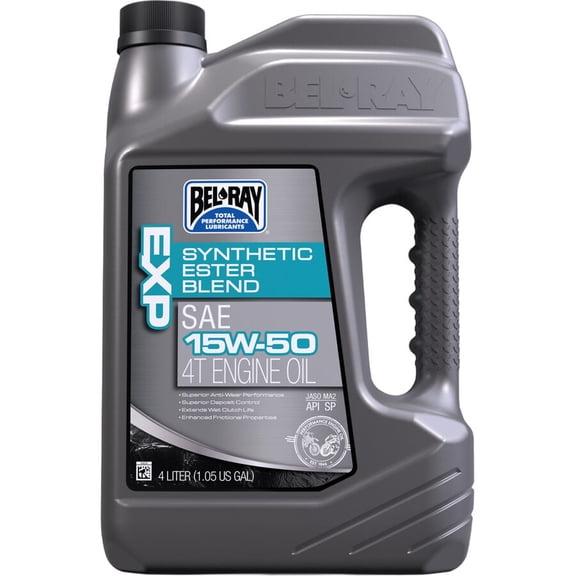 Bel-Ray New EXP Semi-Synthetic Ester Blend 4T Engine Oil, 840-1615