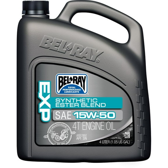 Bel-Ray New EXP Semi-Synthetic Ester Blend 4T Engine Oil, 840-1615