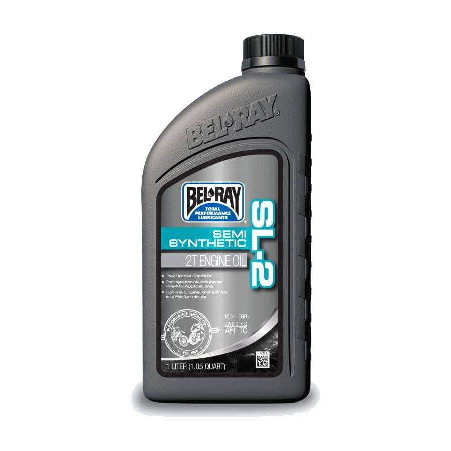 Bel-Ray SL-2 Semi-Synthetic 2T Engine Oil 1 Liter (99460-B1LW)