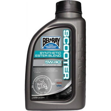 Bel-Ray Scooter Synthetic Ester Blend 4T Engine Oil 5W40 - 1L. 99429-B1LW