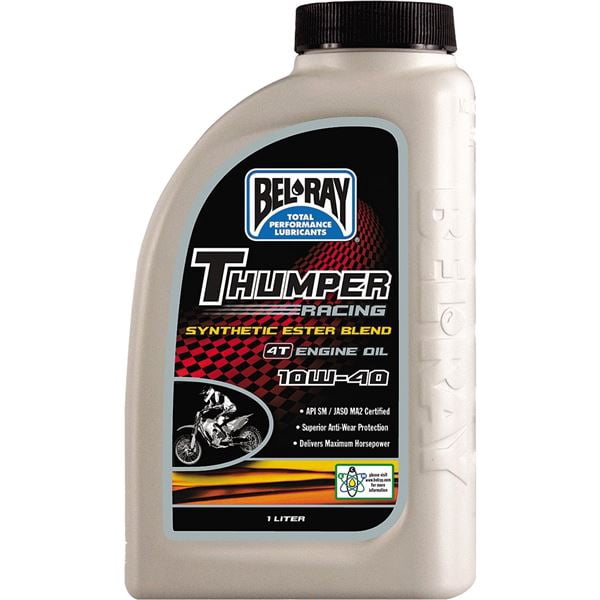Bel-Ray Thumper Racing Synthetic Blend 4-Stroke Motor Oil 10W-40 4 Liter