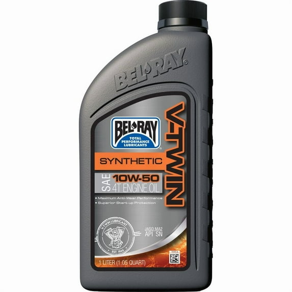 Bel-Ray V-Twin Synthetic Motor Oil 10W-50 32 oz.