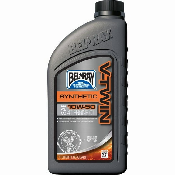 Bel-Ray V-Twin Synthetic Motor Oil 10W-50 32 oz.
