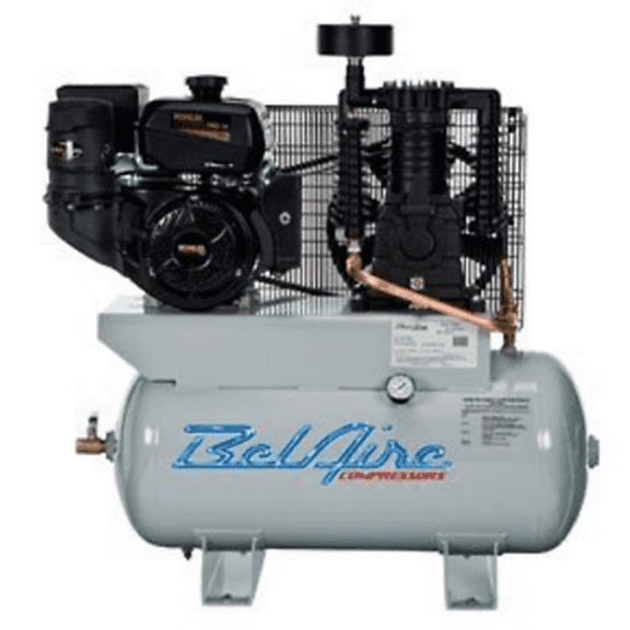 BelAire 3G3HKL 14HP 30Gallon 2Stage 25CFM Gas Powered Contractor Air Compressor