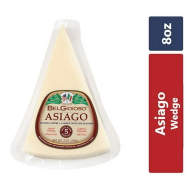 BelGioioso Romano Cheese Wedge, Specialty Hard Cheese, 8 oz Refrigerated Plastic Packet