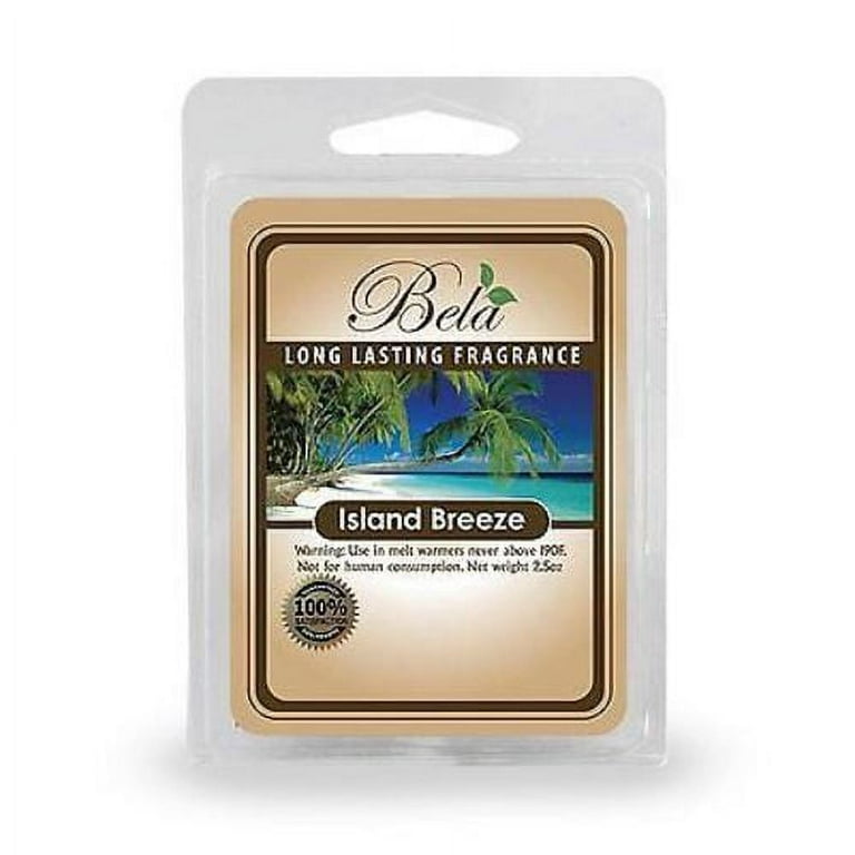 Bela Island Breeze Premium Wax Melts / Tarts / Cubes - 6ct / 2.5oz 