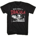 thumbnail image 1 of Bela Lugosi Dracula Feeding Black Adult T-Shirt, 1 of 2