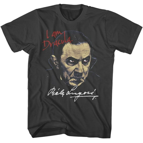 Bela Lugosi I Am Dracula Smoke Adult T-Shirt