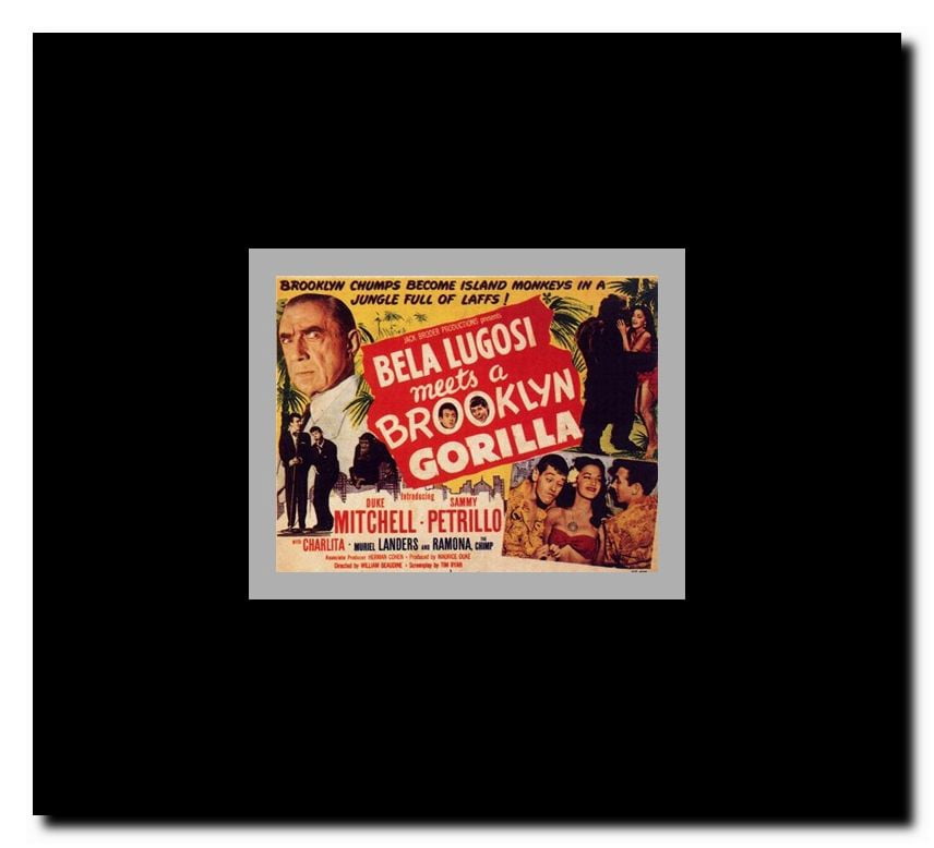 Bela Lugosi Meets a Brooklyn Gorilla Framed Movie Poster
