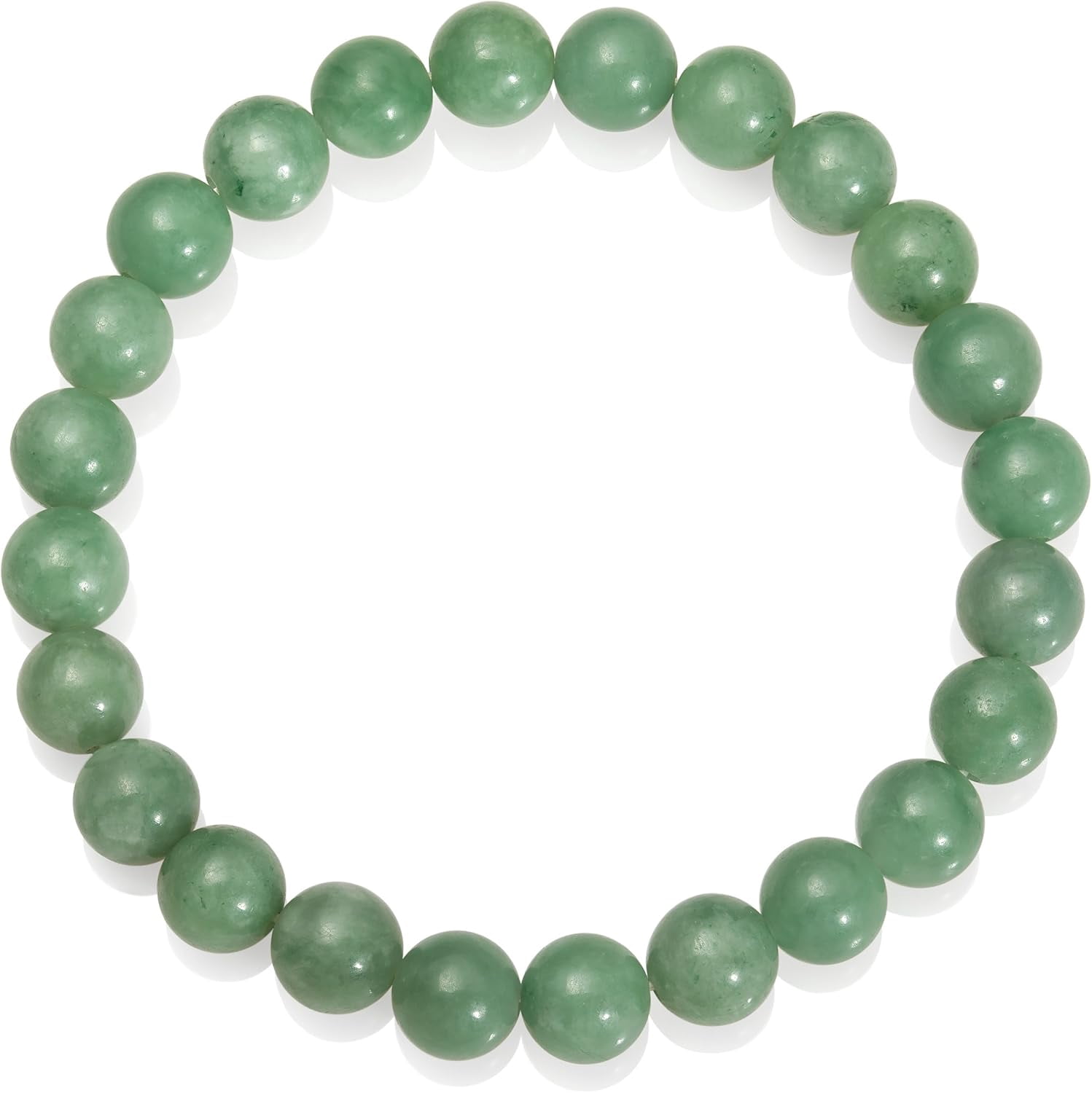 Belacqua Natural Green Jade Cross Pendant Necklace - 14K Yellow Gold Setting, Gift Box Included