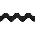 thumbnail image 1 of Belagio 1 1/4" Wide x 10 Yards, Large Ric Rac Trim, 1 Bolt, Black, 1 of 2