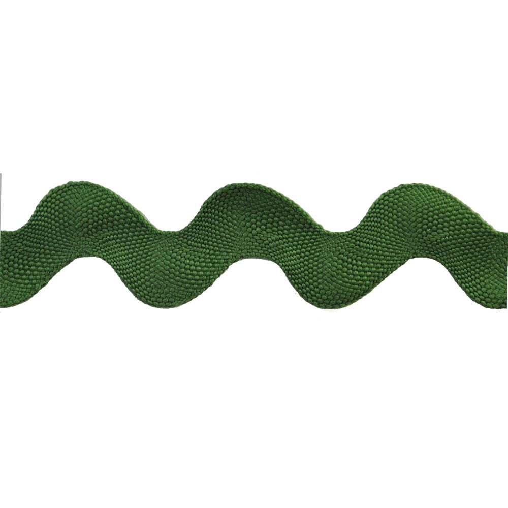 Green Ric Rac Border Belagio 1 1/4