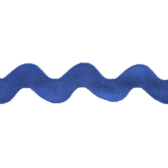 Belagio 1 1/4" Wide x 10 Yards, Large Ric Rac Trim, 1 Bolt, Royal Blue