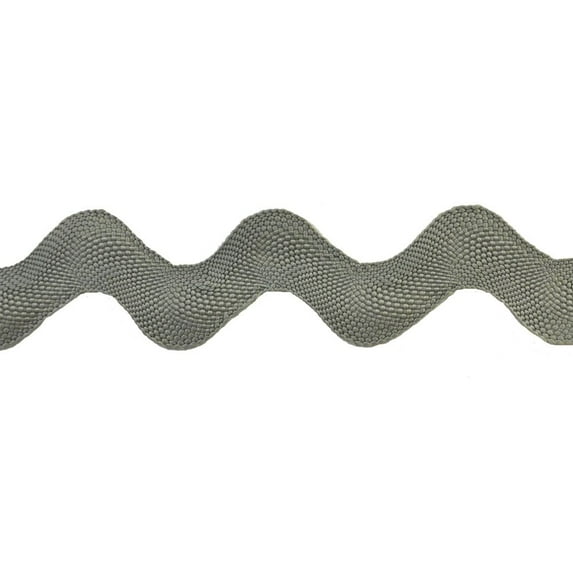 Belagio 1 1/4" Wide x 10 Yards, Large Ric Rac Trim, 1 Bolt, Silver
