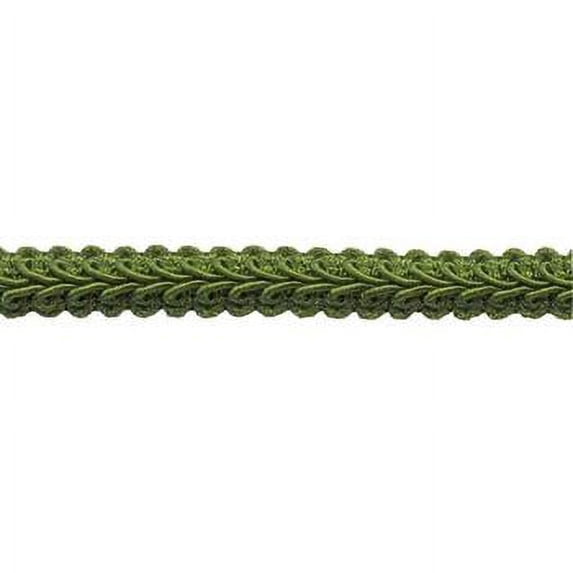 Belagio 1/2" Wide x 25 Yards Basic Braid Trim, 1 Bolt, Hunter Green