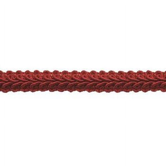 Belagio 1/2" Wide x 25 Yards Basic Braid Trim, 1 Bolt, Red