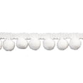 thumbnail image 1 of Belagio 1.25" Wide x 10 Yards, Pom Trim, 1 Bolt, White, 1 of 2