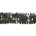 thumbnail image 1 of Belagio 1.5" Wide x 10 Yards, Stretch Sequin Trim, Silver, 1 Bolt, 1 of 2