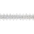 thumbnail image 1 of Belagio 1" Wide x 25 Yards Metallic Trim, 1 Bolt, Silver, 1 of 1