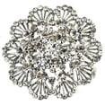 thumbnail image 1 of Belagio 2" Rhinestone Brooch- Snowflake- 1 piece, 1 of 2