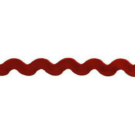 Belagio 3/4" Wide x 25 Yards, Medium Ric Rac Trim, 1 Bolt, Red