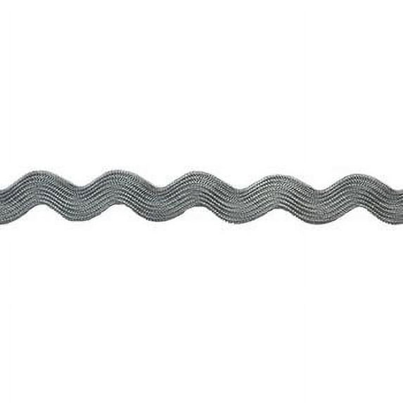Belagio 3/4" Wide x 25 Yards, Medium Ric Rac Trim, 1 Bolt, Silver