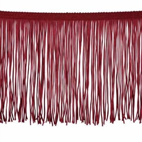 Belagio 4" Wide x 10 Yards, Chainette Fringe, 1 Bolt, Wine
