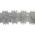 thumbnail image 1 of Belagio 5" Wide x 15 Yards, Floral Venice Lace Trim,1 Bolt, Silver, 1 of 1