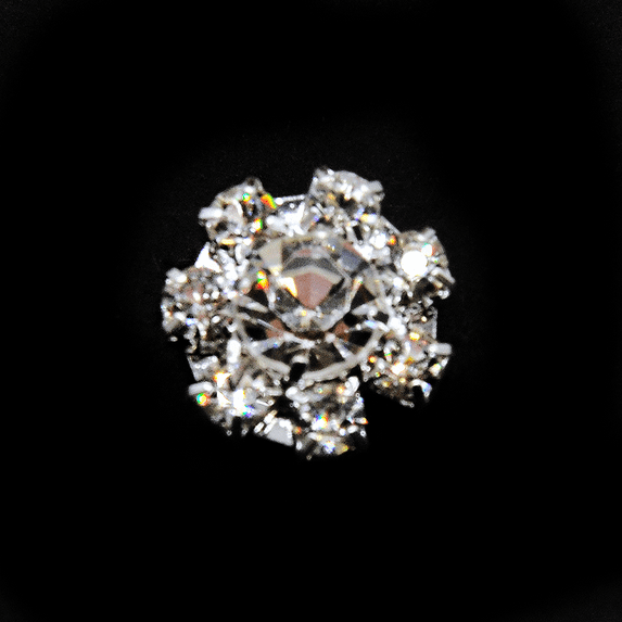 Belagio Enterprises - 5/8" Width Rhinestone Buttons (6pcs per Order) - BRB-108