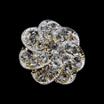 thumbnail image 1 of Belagio Enterprises - 1" Width Rhinestone Buttons (6pcs per Order) - BRB-160, 1 of 2