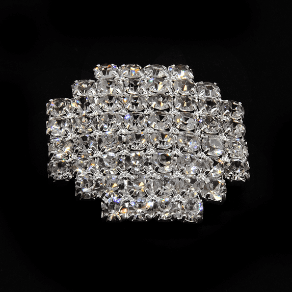 Belagio Enterprises - 1" Width Rhinestone Buttons (6pcs per Order) - BRB-121