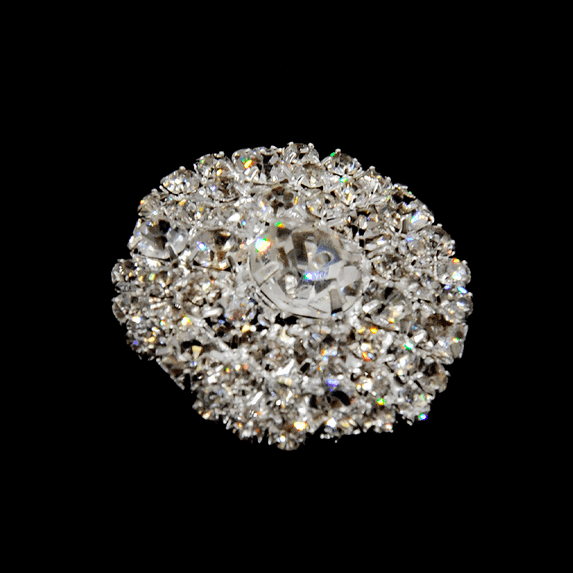 Belagio Enterprises - 1" Width Rhinestone Buttons (6pcs per Order) - BRB-120