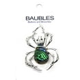 thumbnail image 1 of Belagio Rhinestone Spider Brooch, Iridescent Green, Sewing Fasteners, 1 Piece, 1 of 3