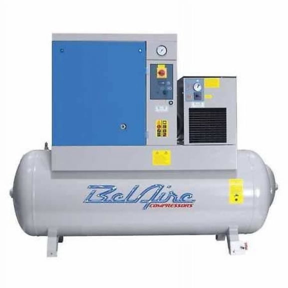 Belaire BR15503D 15Hp 120Gallon Tri-Volt 3PH Fixed Speed Rotary Compressor Dryer